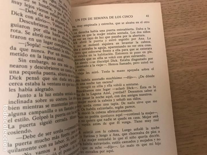 Libros de segunda mano: ENID BLYTON - UN FIN DE SEMANA DE LOS CINCO. 2001 - ED JUVENTUD - Foto 5