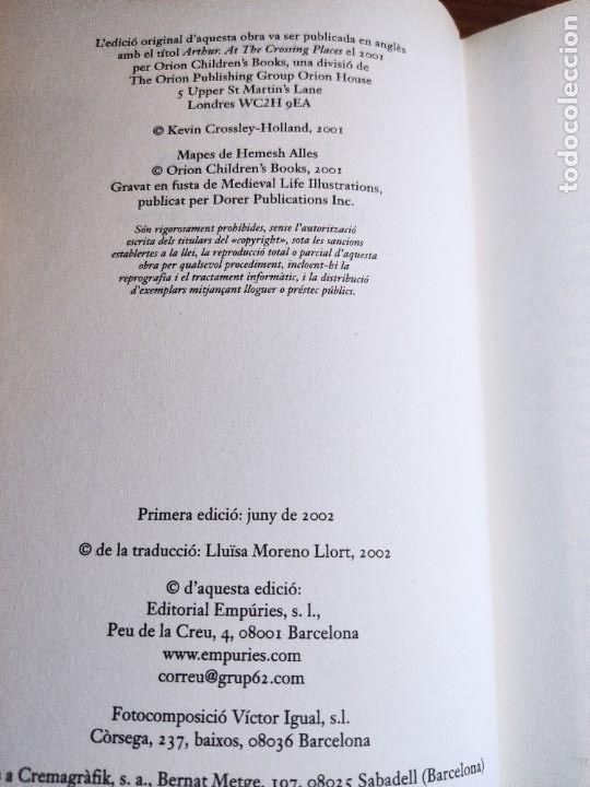 Libros de segunda mano: ARTUS - LLOCS DE PAS - KEVIN CROSSLEY-HOLLAND - Foto 6