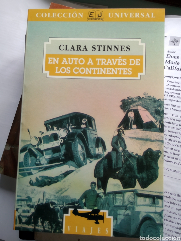 Libros de segunda mano: Clara Stinnes - En auto a trav&eacute;s de los continentes (Nuevo) - Foto 1