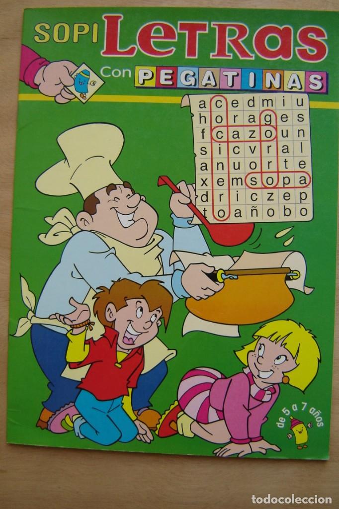 Libros de segunda mano: Sopi Letras con Pegatinas - (De 5 a 7 a&ntilde;os)