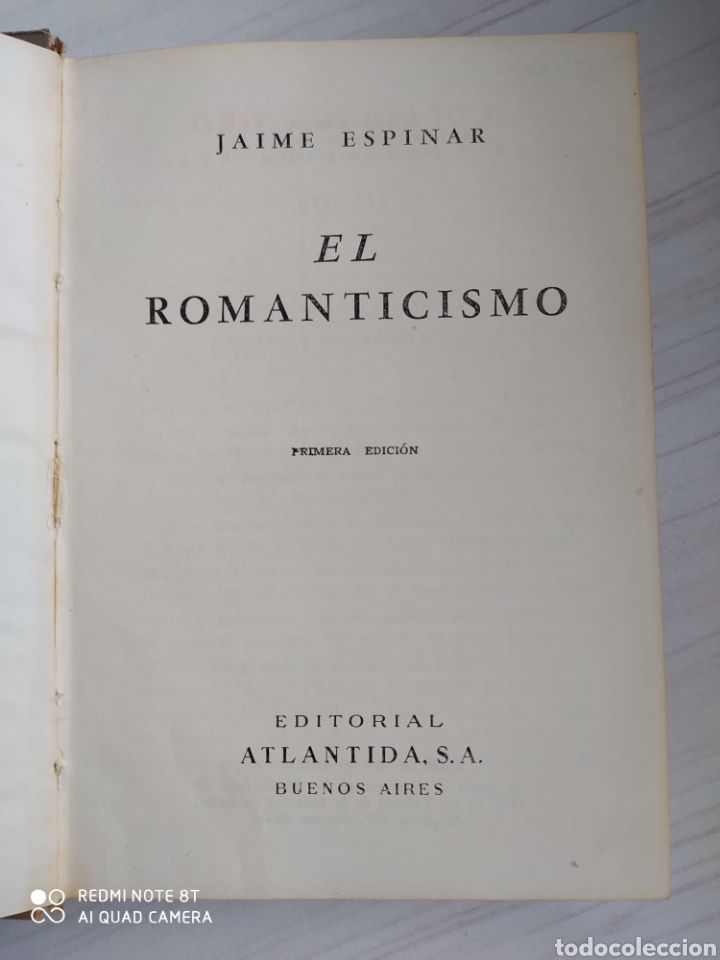 Libros de segunda mano: EL ROMANTICISMO - JAIME ESPINAR - Foto 3