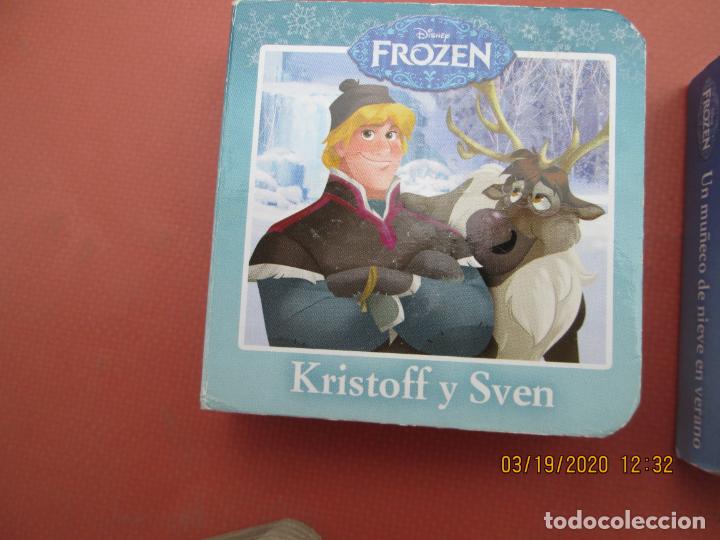 Libros de segunda mano: DISNEY FROZEN - BLOQUE DE LIBROS - MALET&Iacute;N+7LIBRITOS - DISNEY 2015. - Foto 3