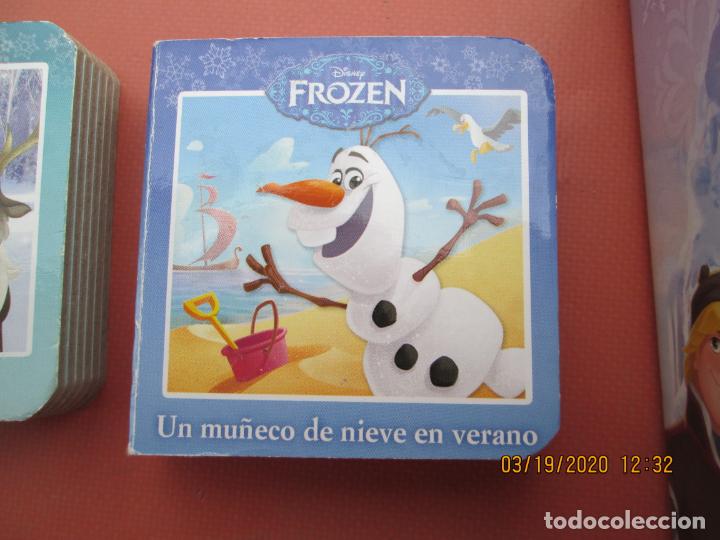 Libros de segunda mano: DISNEY FROZEN - BLOQUE DE LIBROS - MALET&Iacute;N+7LIBRITOS - DISNEY 2015. - Foto 4