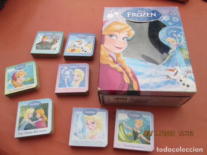 Libros de segunda mano: DISNEY FROZEN - BLOQUE DE LIBROS - MALET&Iacute;N+7LIBRITOS - DISNEY 2015. - Foto 1