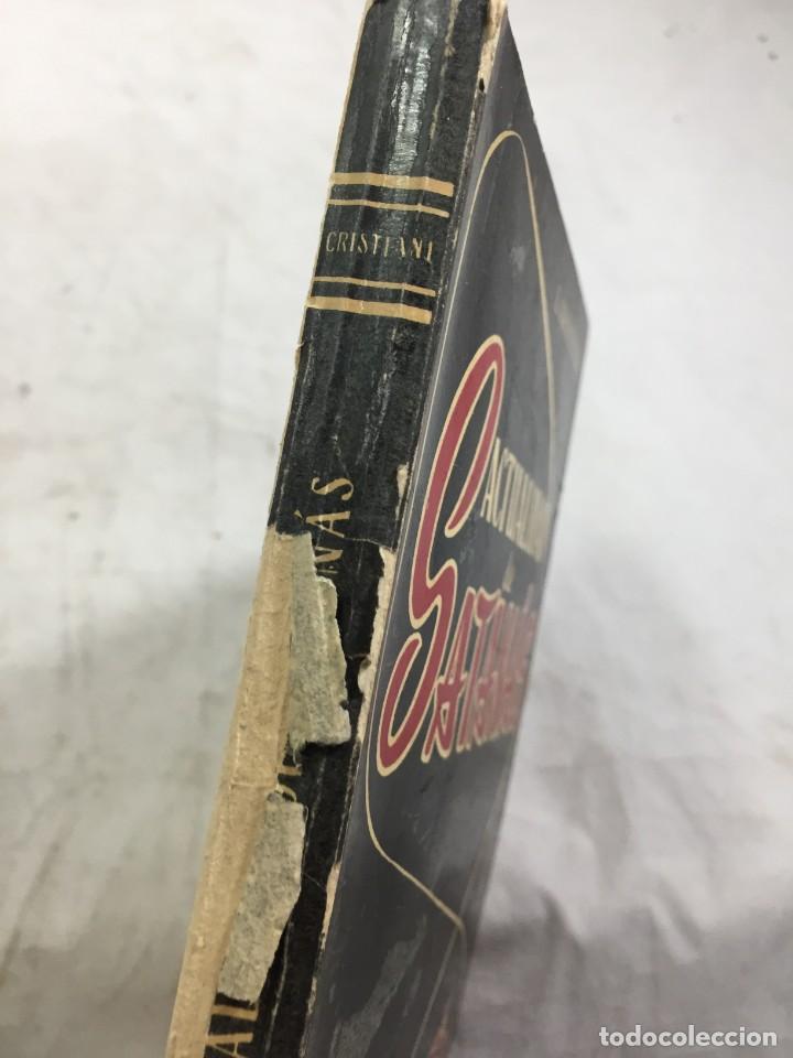 Libros de segunda mano: Actualidad de Satan&aacute;s, L. Cristiani. Ediciones Stvdivm 1957. - Foto 3