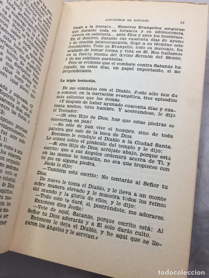 Libros de segunda mano: Actualidad de Satan&aacute;s, L. Cristiani. Ediciones Stvdivm 1957. - Foto 6
