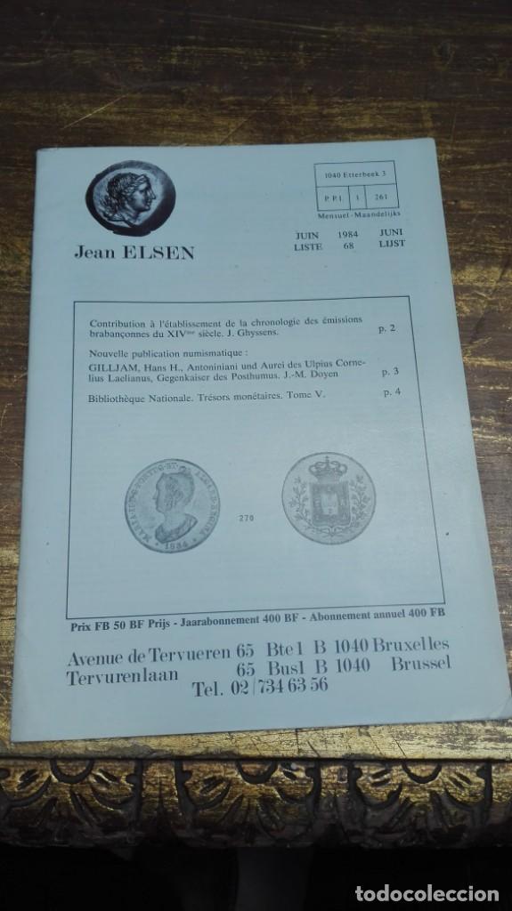 Libros de segunda mano: Subasta de monedas Jean elsen 1984 n&uacute;mero 68 - Foto 1