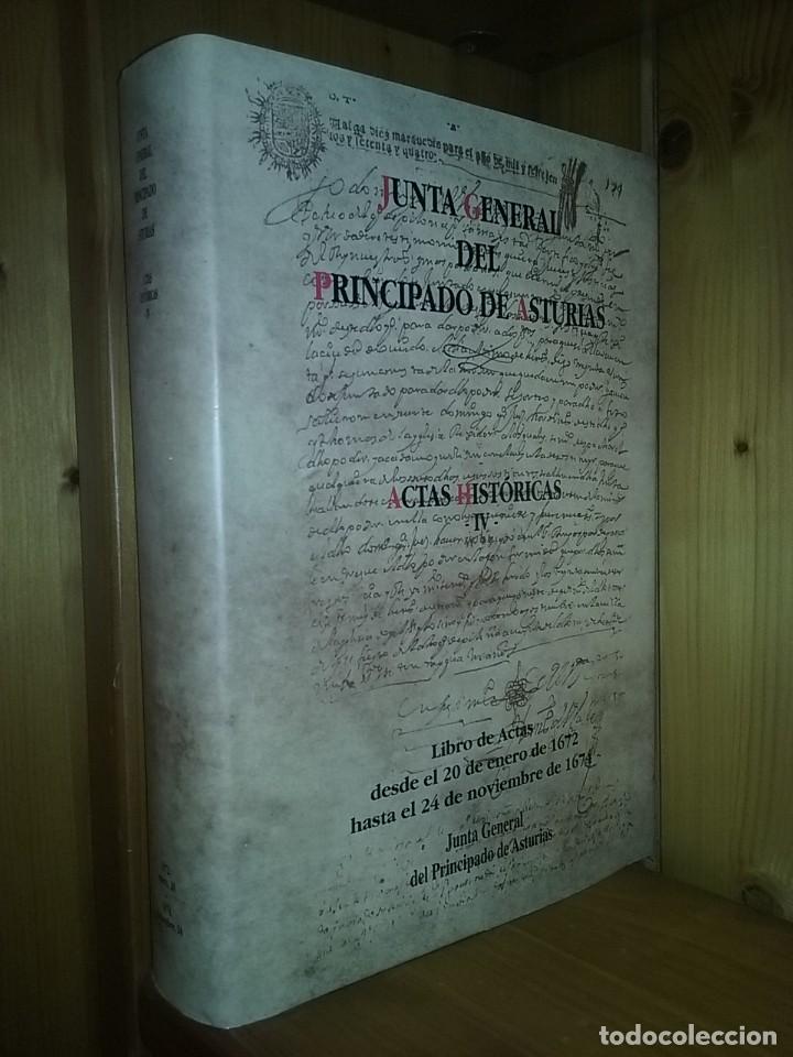 Livres d'occasion: JUNTA GENERAL DEL PRINCIPADO DE ASTURIAS, ACTAS HISTORICAS IV, LIBRO DE ACTAS 1672 1674, TAPA DURA