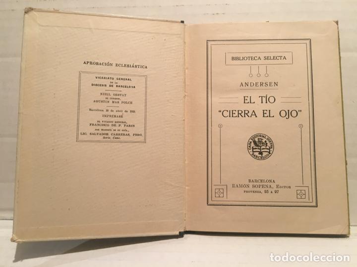 Libros de segunda mano: BIbLIOTECA SELECTA - ANDERSEN VARIOS CUENTOS - EDIT. SOPENA A&Ntilde;O 1923 - Foto 2