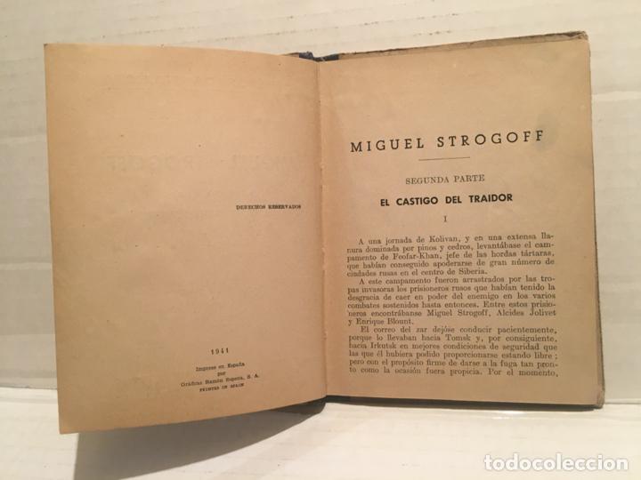 Libros de segunda mano: BIBLIOTECA SELECTA - MIGUEL STROGOFF - EDIT. SOPENA A&Ntilde;O 1941 - Foto 2