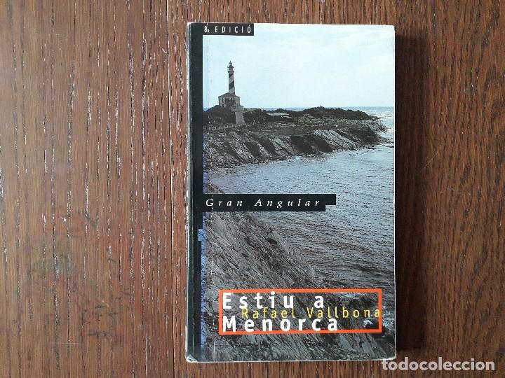 Libros de segunda mano: libro usado, Estiu a Menorca, Rafael Vallbona. Gran Angular. - Foto 1
