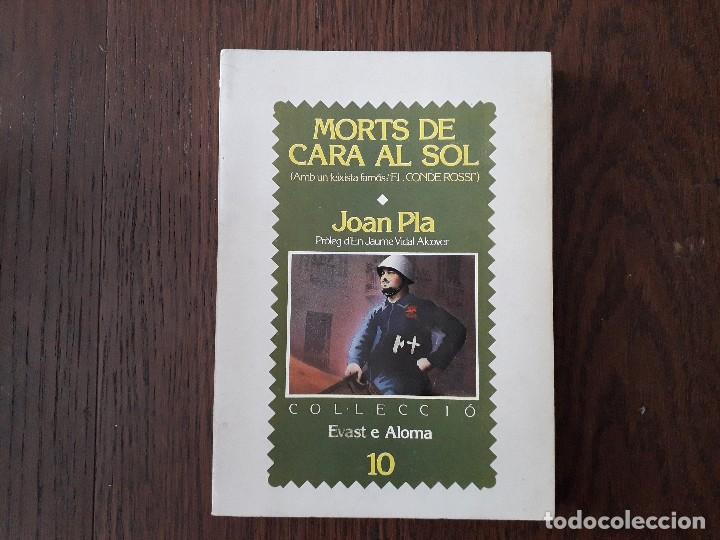Libros de segunda mano: libro usado, morts de cara al sol, Jon Pla. colecci&oacute;n Evast e Aloma. - Foto 1