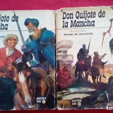 Libros de segunda mano: DON QUIJOTE DE LA MANCHA (2 TOMOS) - ED.AURIGA ORO 1963 - 1ª EDICION - ILUSTRADO A COLOR POR LLOBERA. Lote 202522966
