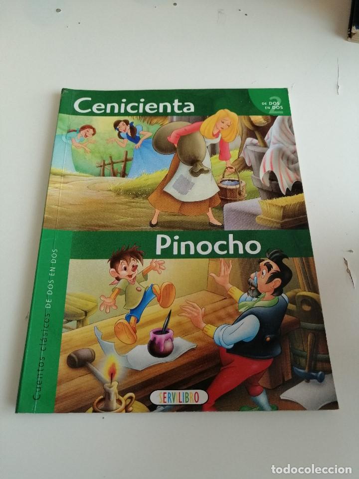 Libros de segunda mano: M-46 LIBRO CENICIENTA Y PINOCHO SERVILIBRO - Foto 1