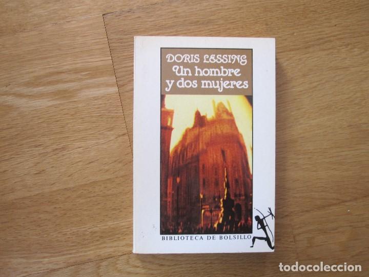 Libros de segunda mano: Un hombre y dos mujeres, de Doris Lessing - Foto 1