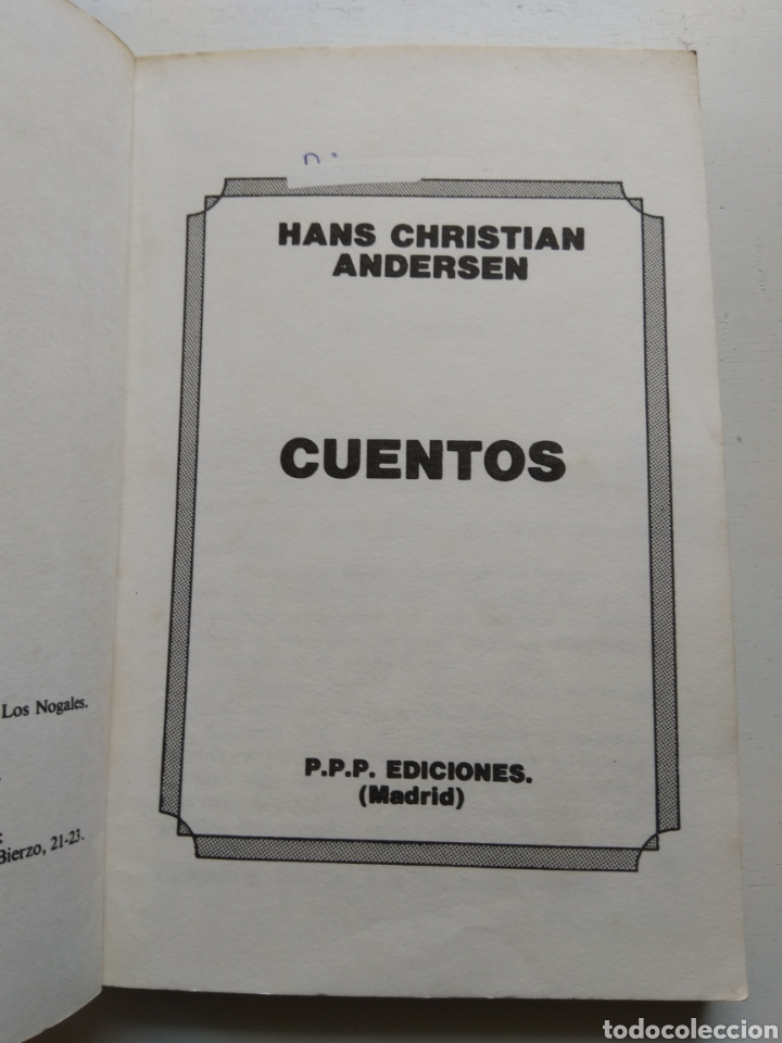 Libros de segunda mano: CUENTOS/HANS CHRISTIAN ANDERSEN - Foto 2