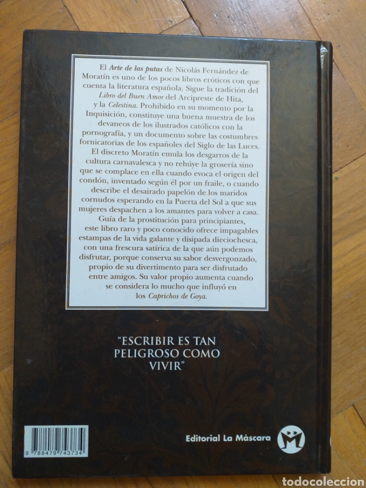 Libros de segunda mano: El arte de las putas - Nicol&aacute;s Fern&aacute;ndez de Morat&iacute;n - Foto 2