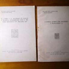 Libros de segunda mano: 1959-1962 - EL COBRE Y EL MAGNESIO EN SUELOS Y PLANTAS, Y CONTROL QUÍMICO DEL MAGNESIO, RAMÓN DIOS. Lote 203012450