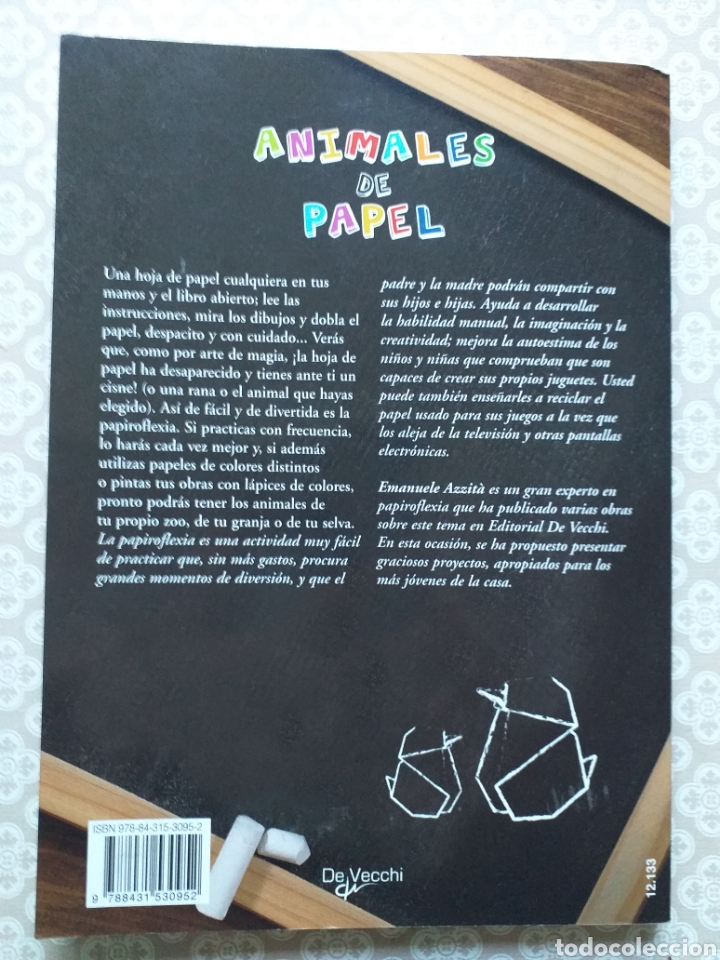 Libros de segunda mano: Animales de papel - Emanuele Azzit&agrave; - Foto 2