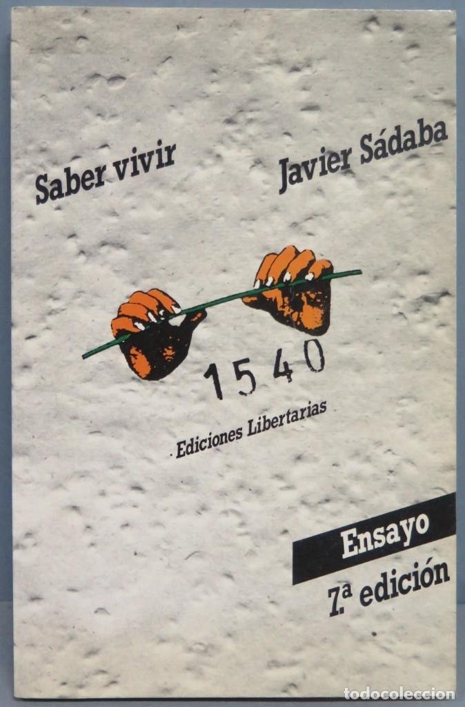 Libros de segunda mano: SABER VIVIR. JAVIER SABADA - Foto 1
