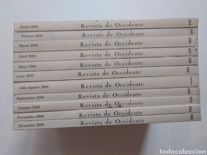 Libros de segunda mano: Revista de Occidente. Cuarta &eacute;poca. A&ntilde;o 2000 completo. N&ordm; 224 a 235. - Foto 1