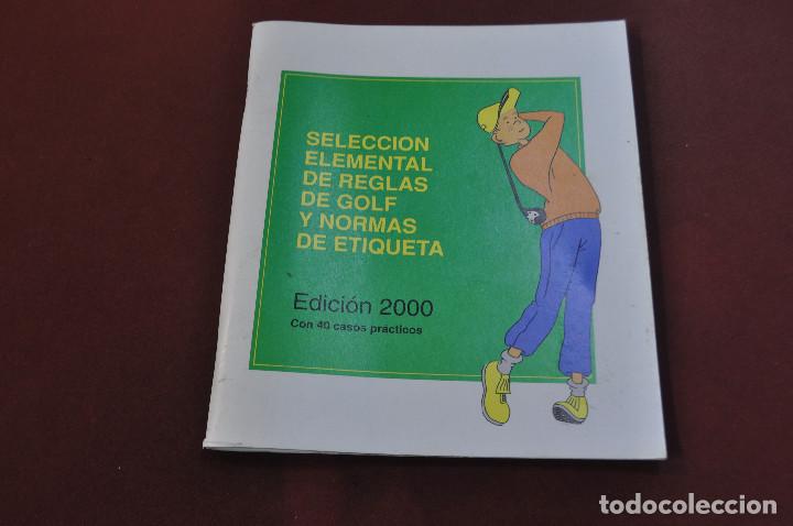 Libros de segunda mano: Selecci&oacute;n elemental de reglas de golf y normas de etiqueta - EP1 - Foto 1