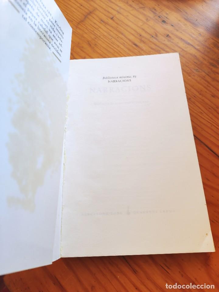 Libros de segunda mano: Franz Kafka. Narracions. Quaderns crema. - Foto 2