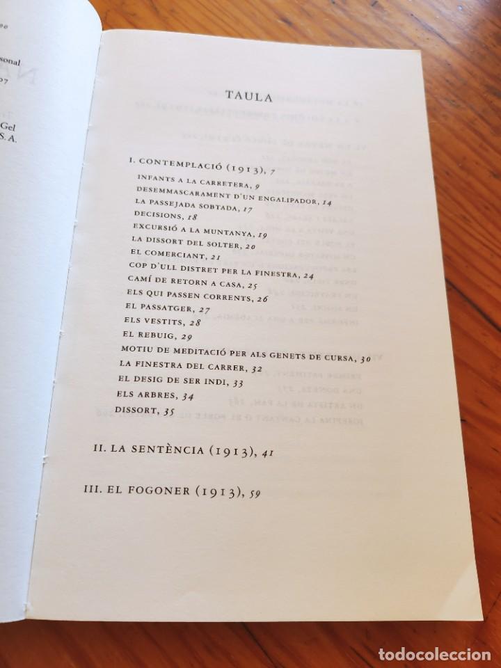 Libros de segunda mano: Franz Kafka. Narracions. Quaderns crema. - Foto 6