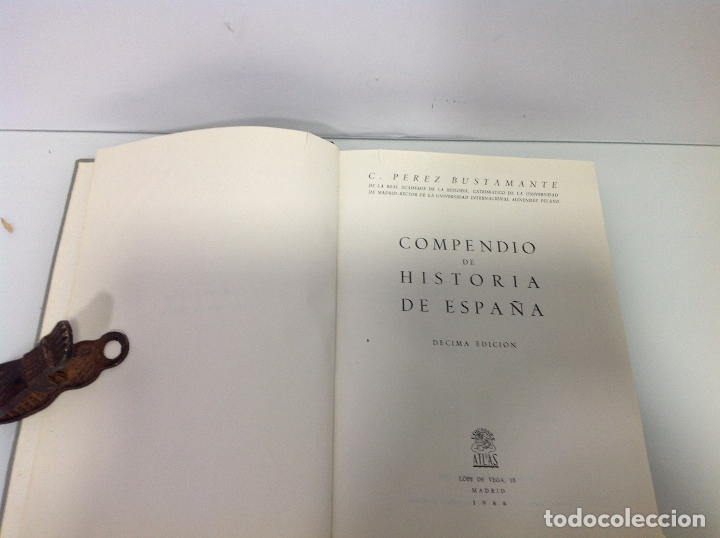 Libros de segunda mano: COMPENDIO DE HISTORIA DE ESPA&Ntilde;A PEREZ BUSTAMANTE 1966 - Foto 2