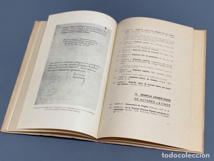 Libros de segunda mano: CAT&Aacute;LOGO EXPOSICI&Oacute;N DEL LIBRO NEBRISENSE - SEVILLA 1946 - Foto 4