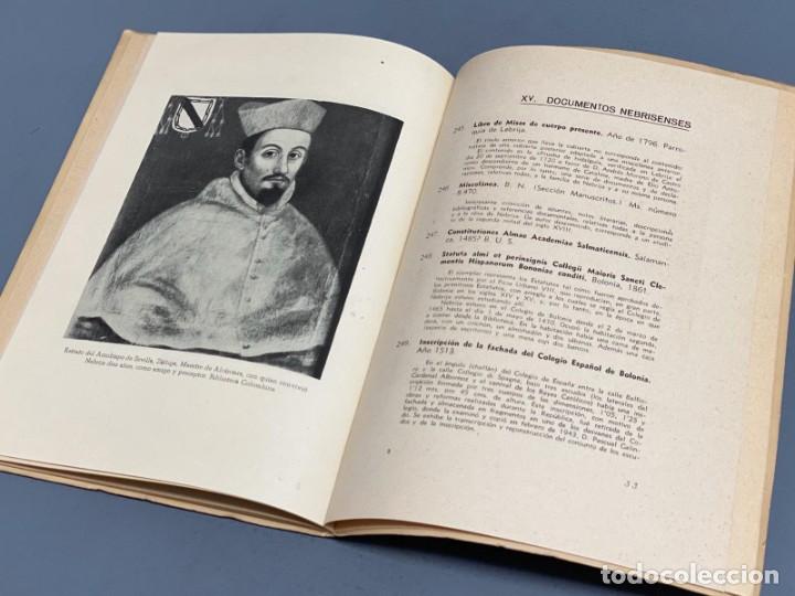 Libros de segunda mano: CAT&Aacute;LOGO EXPOSICI&Oacute;N DEL LIBRO NEBRISENSE - SEVILLA 1946 - Foto 6