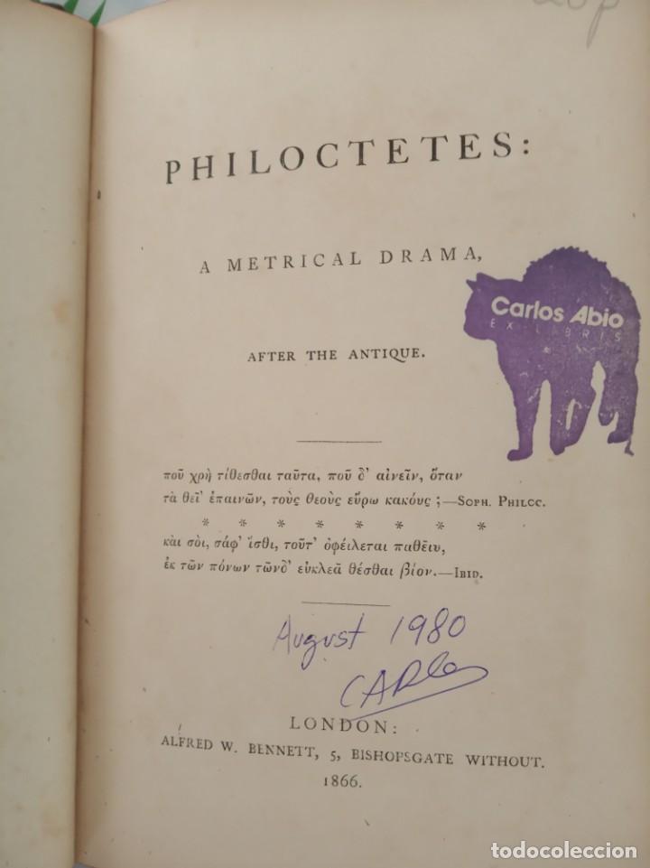 Libros de segunda mano: PHILOCTETES BY M.A. LIBRO EN INGL&Eacute;S, DE 1866 - Foto 2