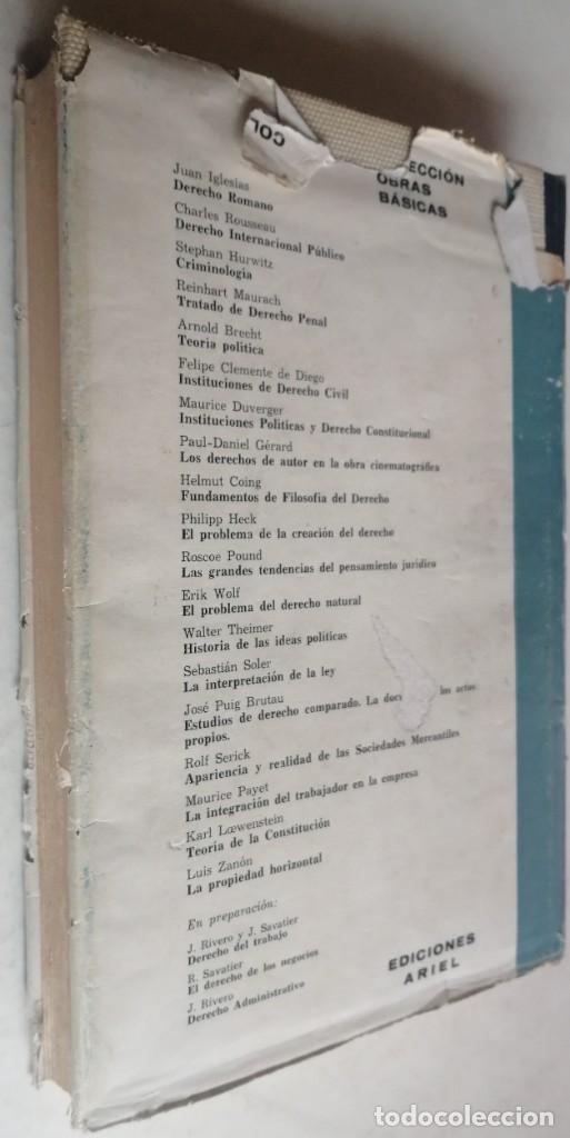 Libros de segunda mano: CRIMINOLOG&Iacute;A DE LA JUVENTUD, WOLF MIDDENDORFF - Foto 2