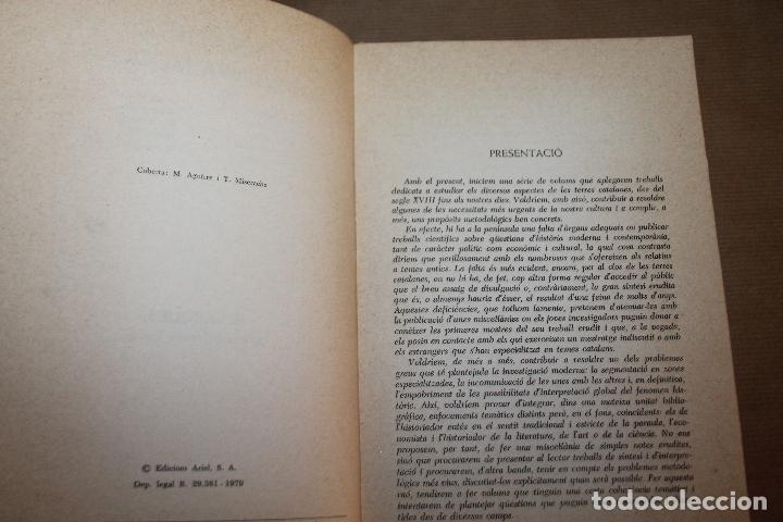 Libros de segunda mano: LA FORMACIO DE LA CATALUNYA MODERNA, EDITORIAL ARIEL, EN CATAL&Agrave; - Foto 3