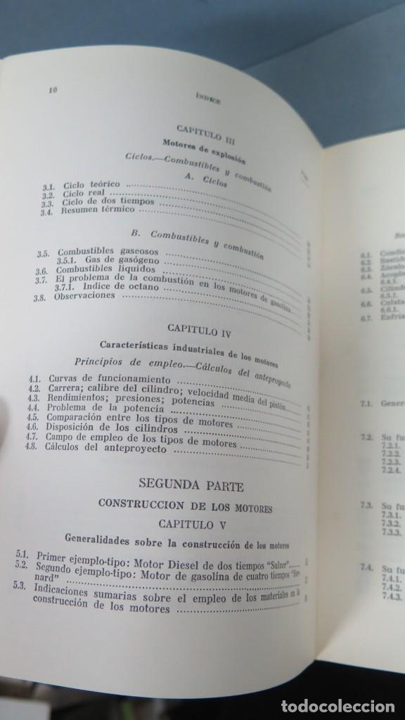 Libros de segunda mano: MOTORES DE COMBUSTION INTERNA. LEMASSON. TOURANCHEAU - Foto 3