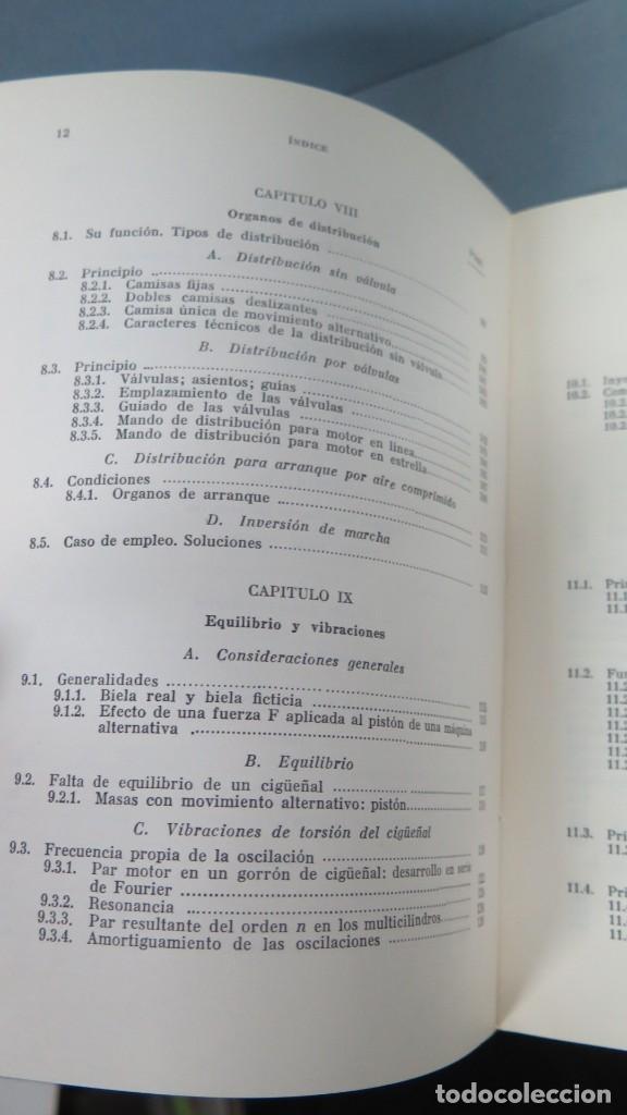 Libros de segunda mano: MOTORES DE COMBUSTION INTERNA. LEMASSON. TOURANCHEAU - Foto 5