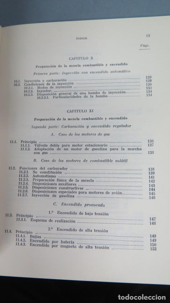 Libros de segunda mano: MOTORES DE COMBUSTION INTERNA. LEMASSON. TOURANCHEAU - Foto 6