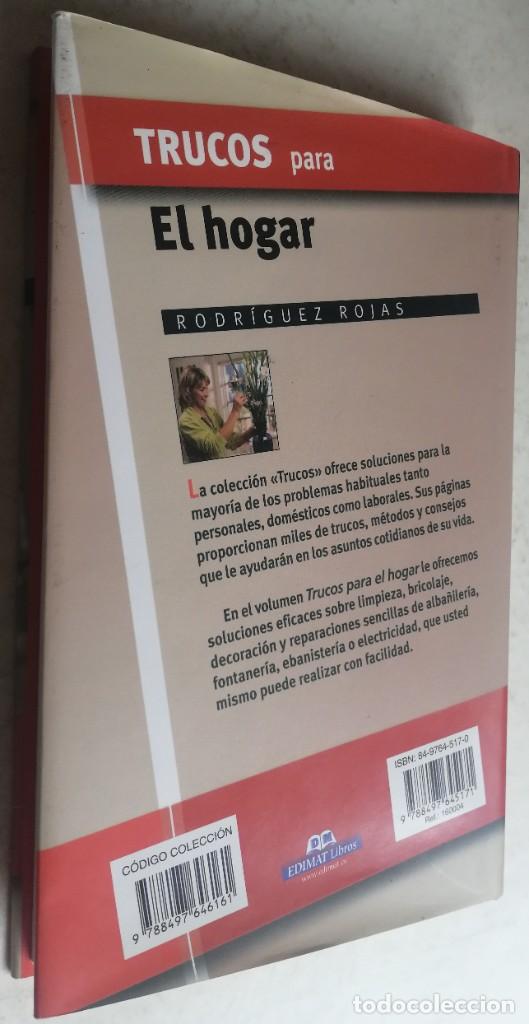 Libros de segunda mano: TRUCOS PARA EL HOGAR, RODR&Iacute;GUEZ ROJAS, EDIMAT LIBROS - Foto 2