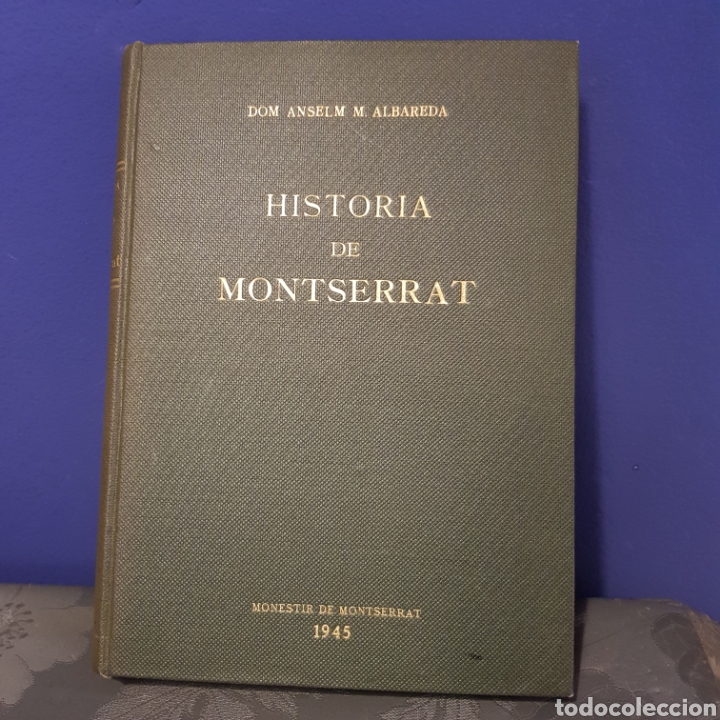 Libros de segunda mano: Historia de Montserrat. Dom Anselm M.Albareda. 1945 - Foto 1