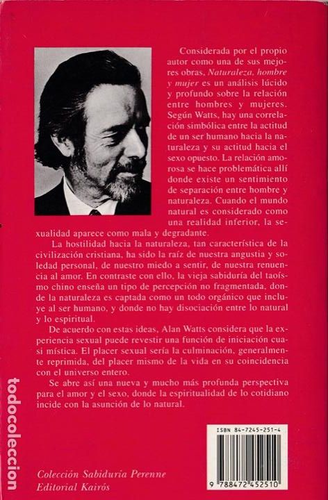 Libros de segunda mano: Naturaleza, hombre y mujer / Alan Watts - Foto 2
