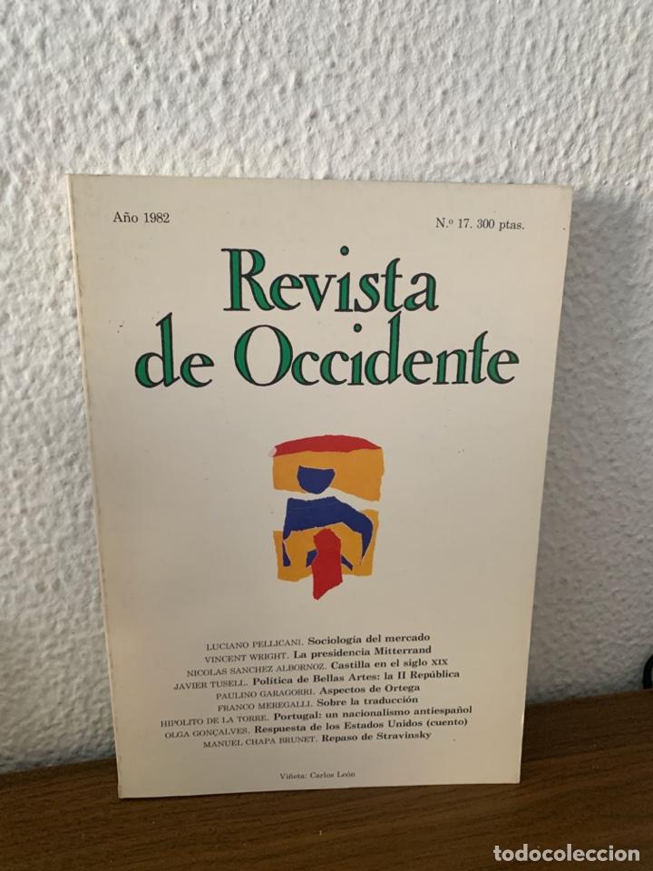 Libros de segunda mano: Revista de Occidente, A&Ntilde;O 1982, N. 17 - Foto 1