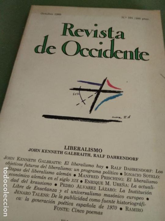 Libros de segunda mano: REVISTA DE OCCIDENTE - N&ordm; 101 / OCTUBRE 1989 - Foto 1