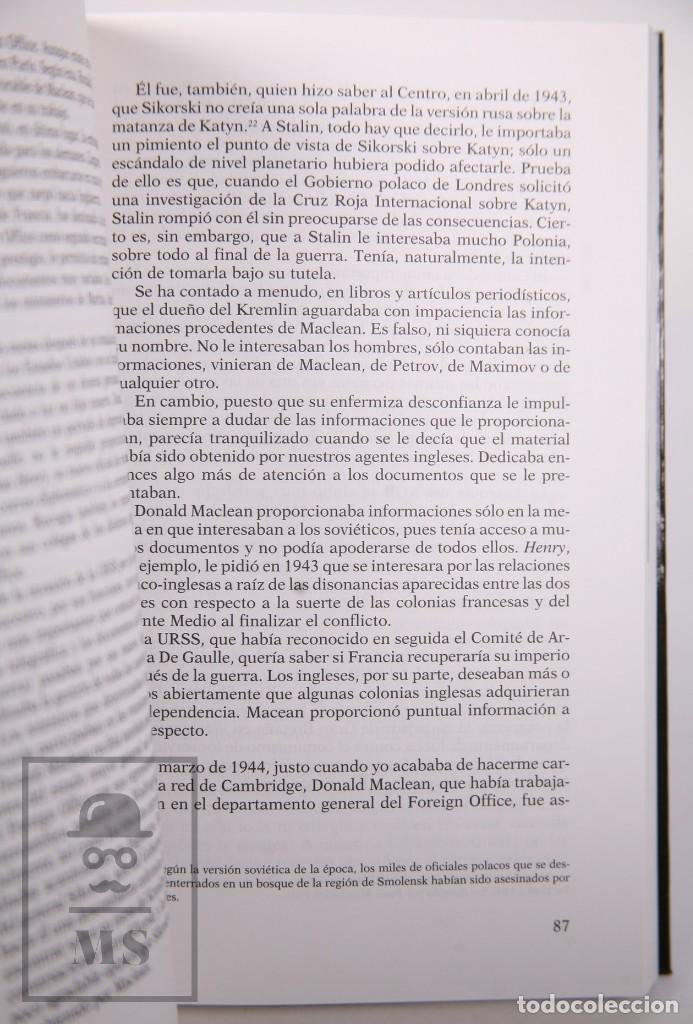 Libros de segunda mano: Libro Mis Camaradas de Cambridge. Yuri Modin - Ed. Planeta, 1995 - Foto 3