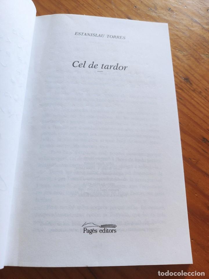 Libros de segunda mano: Cel de tardor. Estanislau Torres. Dedicat&ograve;ria aut&ograve;grafa al C.A.D.C.I. - Foto 3