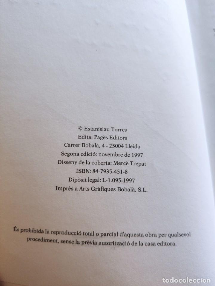 Libros de segunda mano: Cel de tardor. Estanislau Torres. Dedicat&ograve;ria aut&ograve;grafa al C.A.D.C.I. - Foto 4