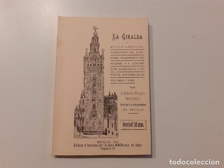 Gebrauchte B&uuml;cher: Alfonso ALVAREZ DE BENAVIDES. La Giralda. Noticia hist&oacute;rico descriptiva. Sevilla, 1913