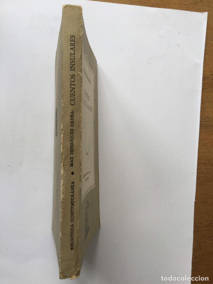 Libros de segunda mano: Cuentos Insulares, Max Henr&iacute;quez Ure&ntilde;a, Losada - Foto 2