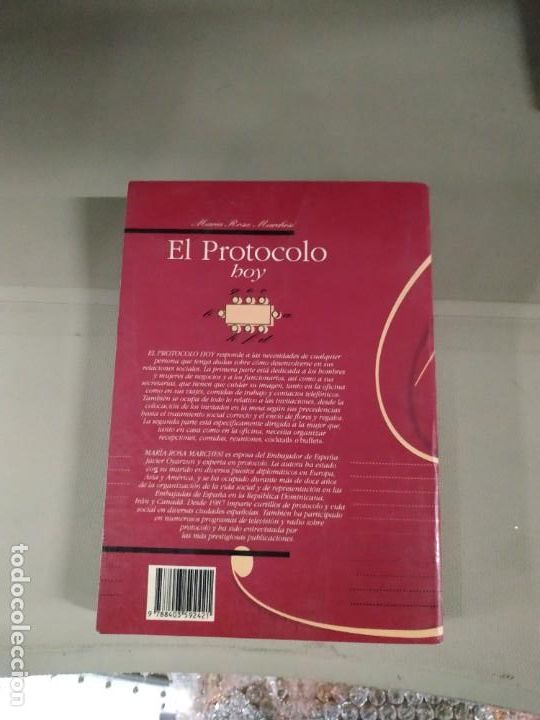 Libros de segunda mano: El Protocolo Hoy - Mar&iacute;a Rosa Marchesi. Aguilar - Foto 2