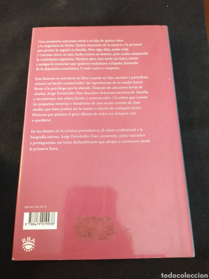 Libros de segunda mano: Mam&aacute;. Jorge Fern&aacute;ndez D&iacute;az. 2003. Primera edici&oacute;n - Foto 3