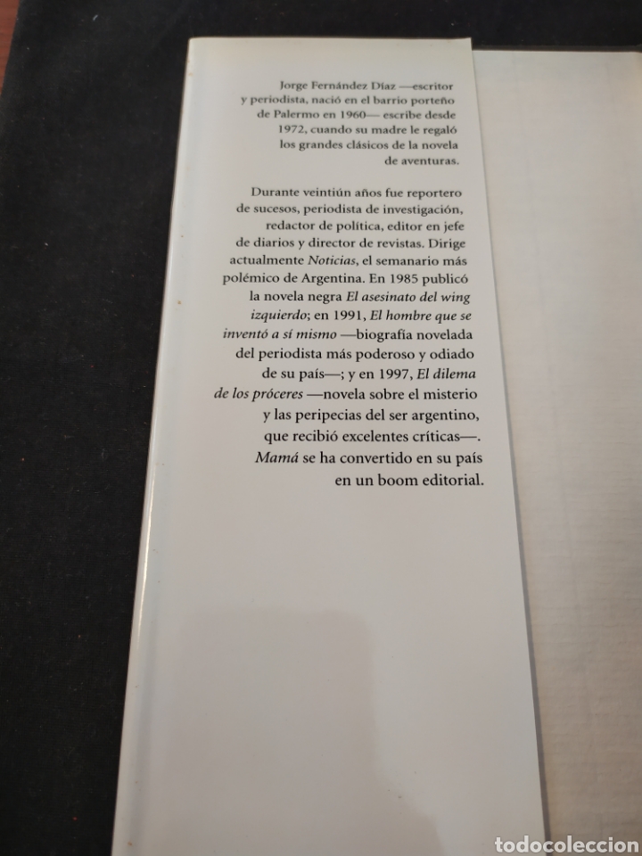 Libros de segunda mano: Mam&aacute;. Jorge Fern&aacute;ndez D&iacute;az. 2003. Primera edici&oacute;n - Foto 4